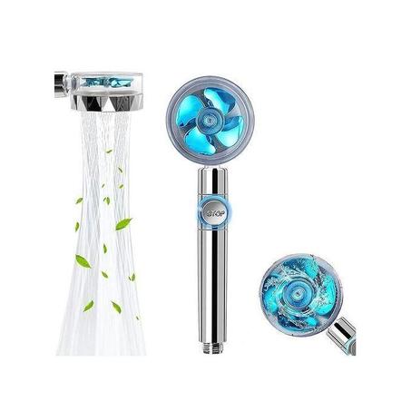 رأس دوش بمروحة رشاشة دوش : دوران 360 درجة ضغط عالي