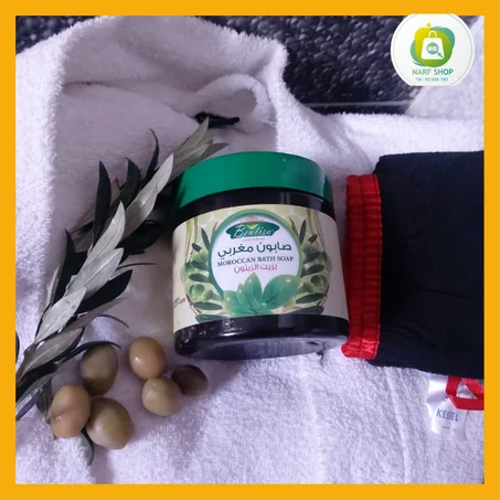 الصابون المغربي + الليفة الأصلية