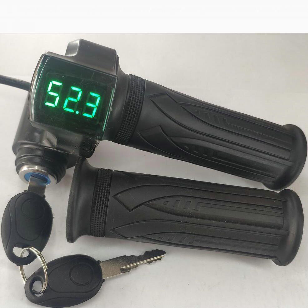 Accélérateur avec Affichage 12V-72V 🚴‍♂️🛴✅ Compatible avec vélo et scooter électrique⚡