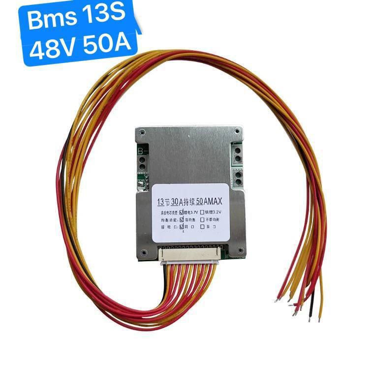 BMS 13S 48V 50A max 🔋✅ Carte de protection pour chargeur de batterie au lithium