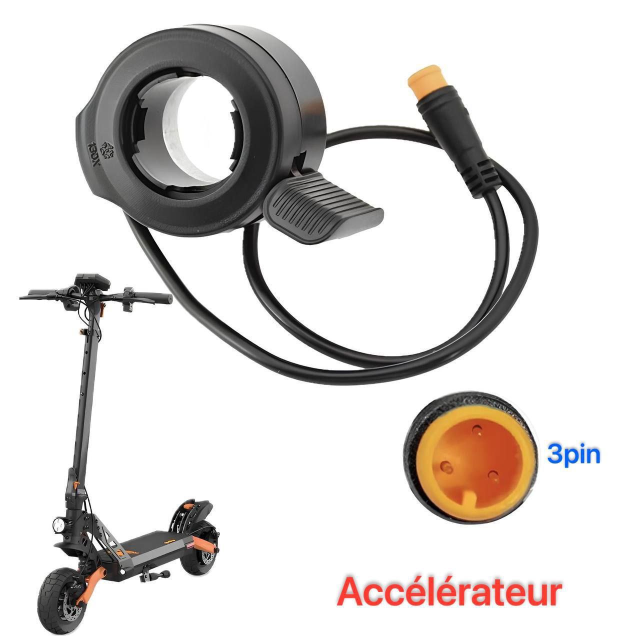 Accélérateur pour trottinette électrique et Vélo électrique