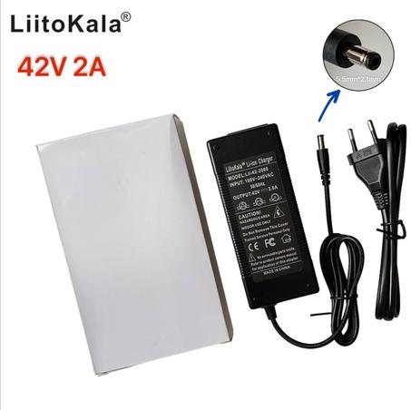 LiitoKala Chargeur 42V 2A pour trottinette électrique Xiaomi M365/pro2/scooter 3