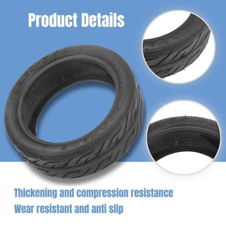 pneu 10x2.70-6.5  tubless de Couverture de Scooter électrique 10 Pouces  Remplacement de Roue en Caoutchouc Externe Sous Vide pour Scooter D'équilibre