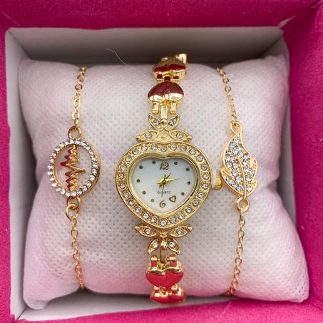 ساعة + 2 براسلي (+ علبة هدية🎁)