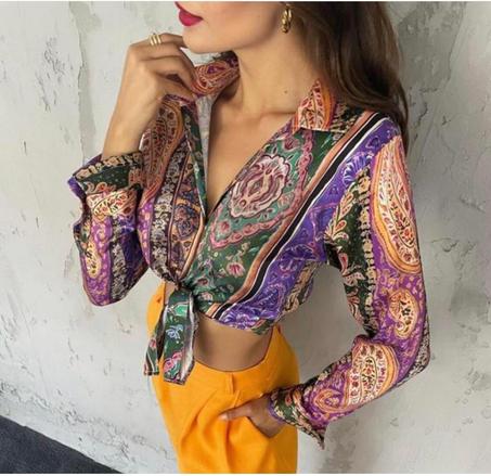 Chemise Crop-top