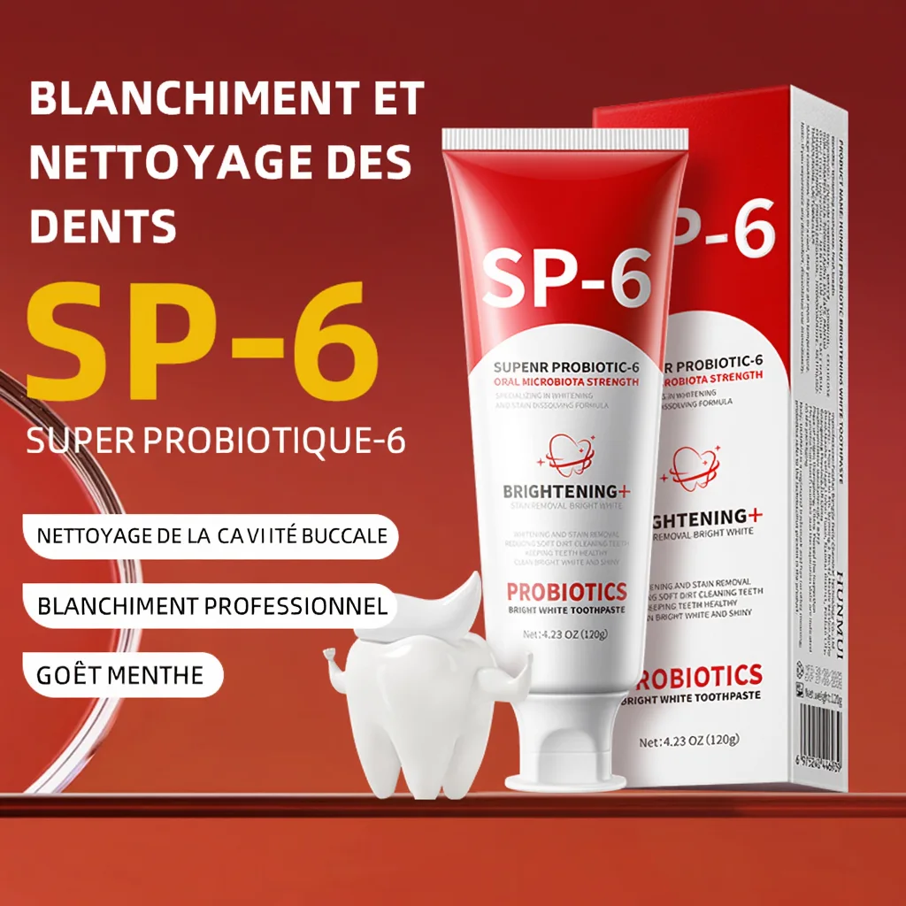 🦷 Un Sourire Plus Blanc Dès Les Premiers Jours – SP-6 Probiotics Brightening