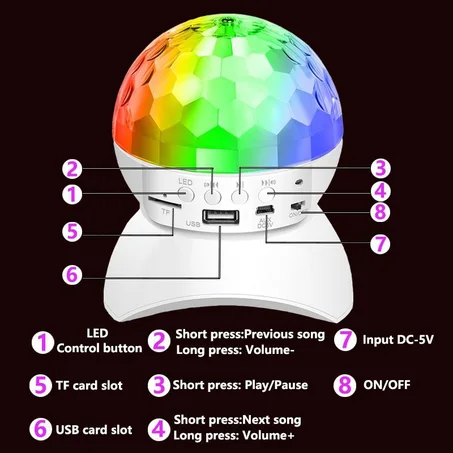 Disco RGB Dj Luces discotaca