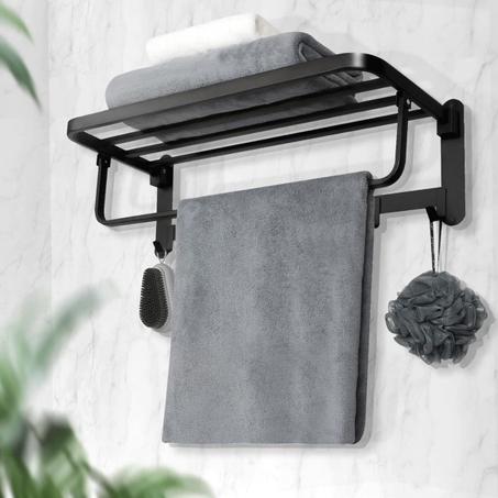 الرف المعدني العصري – نظام وأناقة فكل زاوية من حمّامك