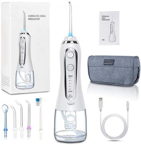 بديل فرشاة الأسنان  جهاز خيط الأسنان المائي