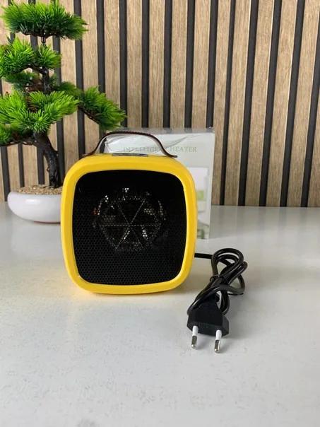 🔥 سخان كهربائي محمول - مدفأة سيراميك 500 واط مع ثرموستات ذكي للشتاء الجزائري 🇩🇿