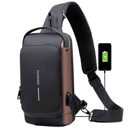 SAC À BANDOULIÈRE À CHARGEMENT USB