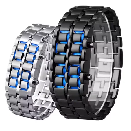 ساعة رجالية بتصميم لافا