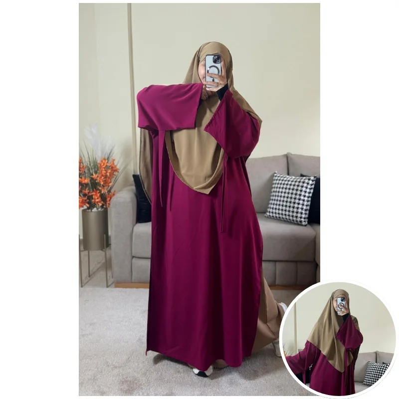 طقم عفة بثوب الكريب الممتاز