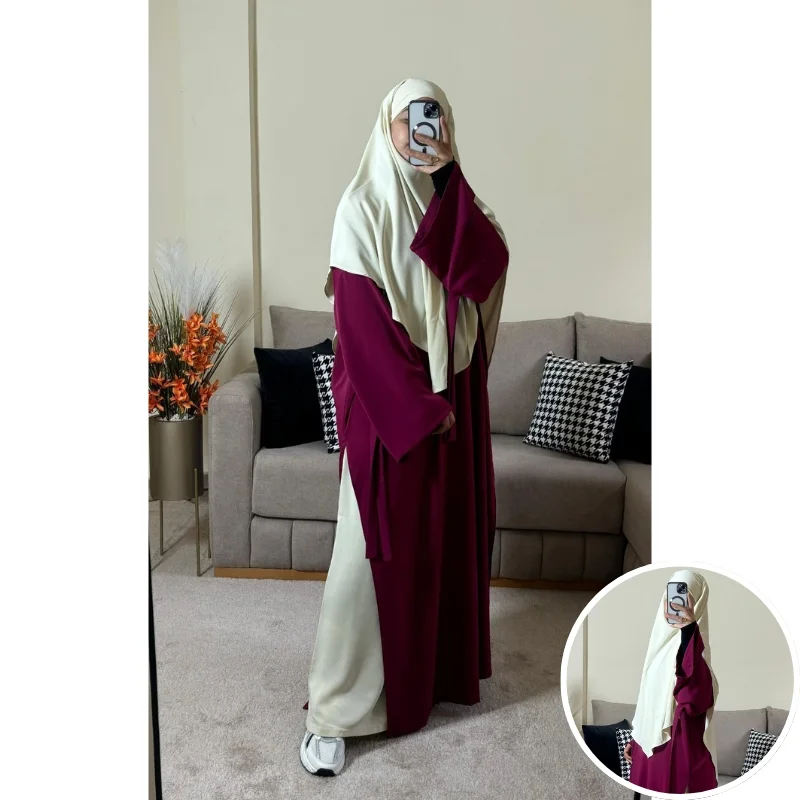 طقم عفة بثوب الكريب الممتاز