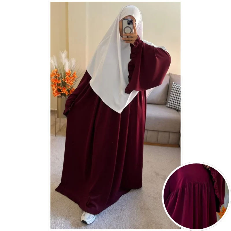 فستان فلة بثوب الكريب الممتاز