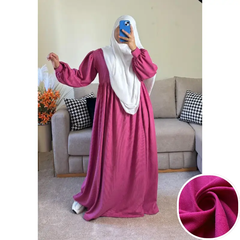 فستان ملك بثوب فودان قطيفة