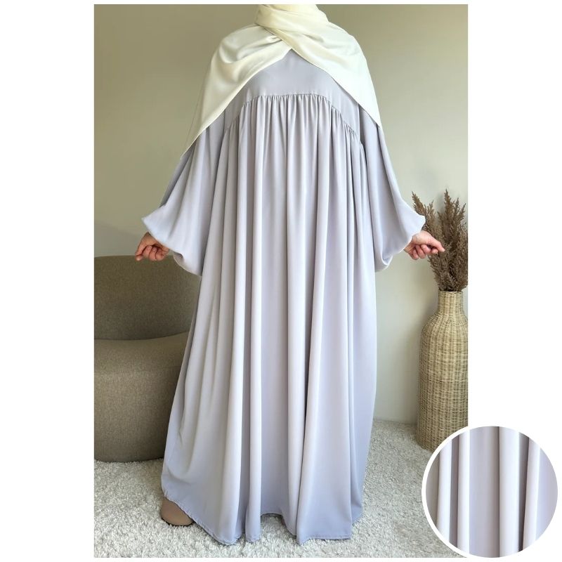 عبائة سترة المصنوع من ثوب الكريب الممتاز ناعم الملمس