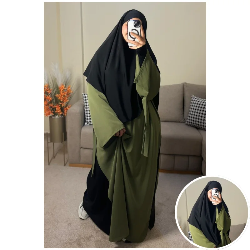 طقم عفة بثوب الكريب الممتاز