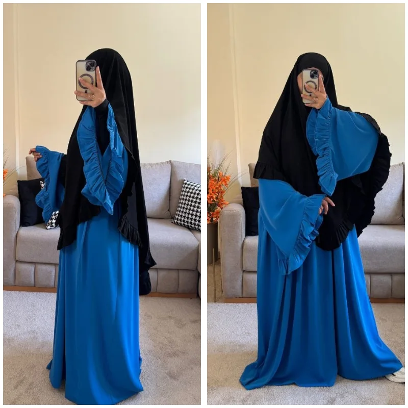 حجاب فرفار بثوب الكريب الممتاز