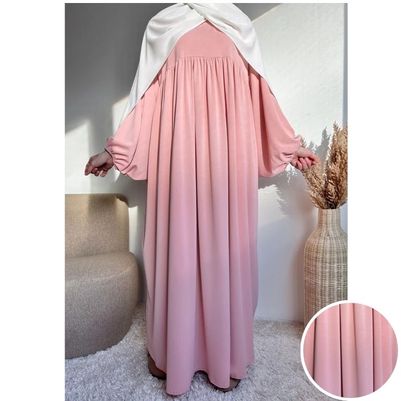 عبائة سترة المصنوع من ثوب الكريب الممتاز ناعم الملمس