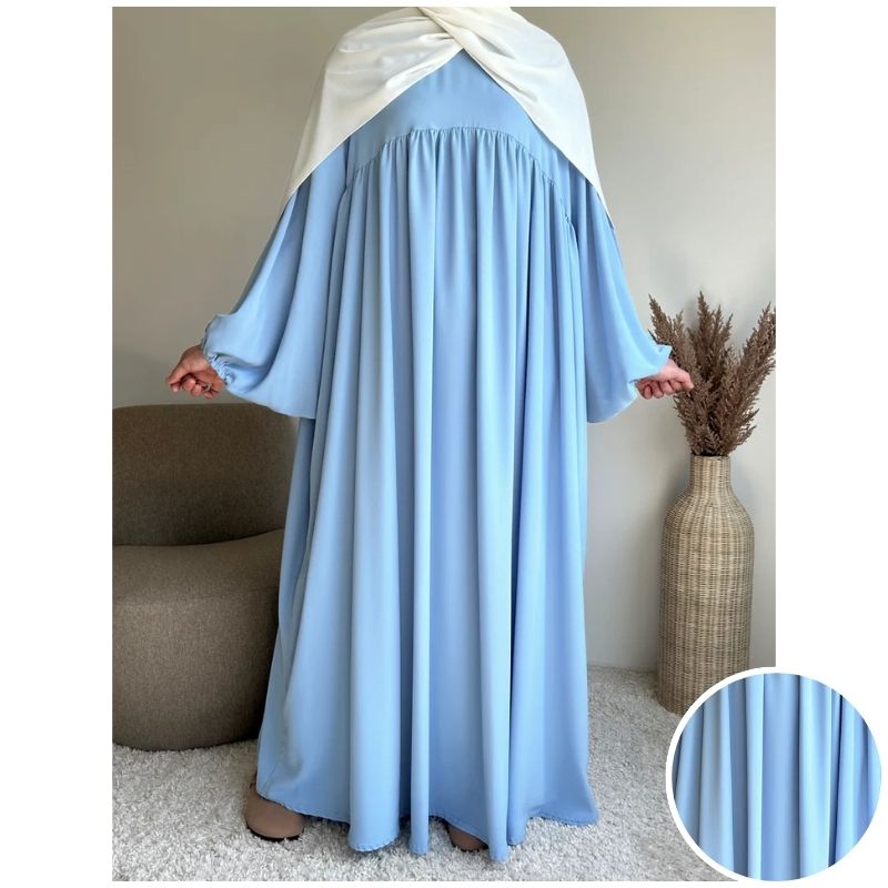 عبائة سترة المصنوع من ثوب الكريب الممتاز ناعم الملمس