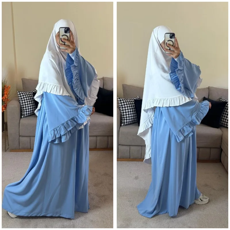 حجاب فرفار بثوب الكريب الممتاز