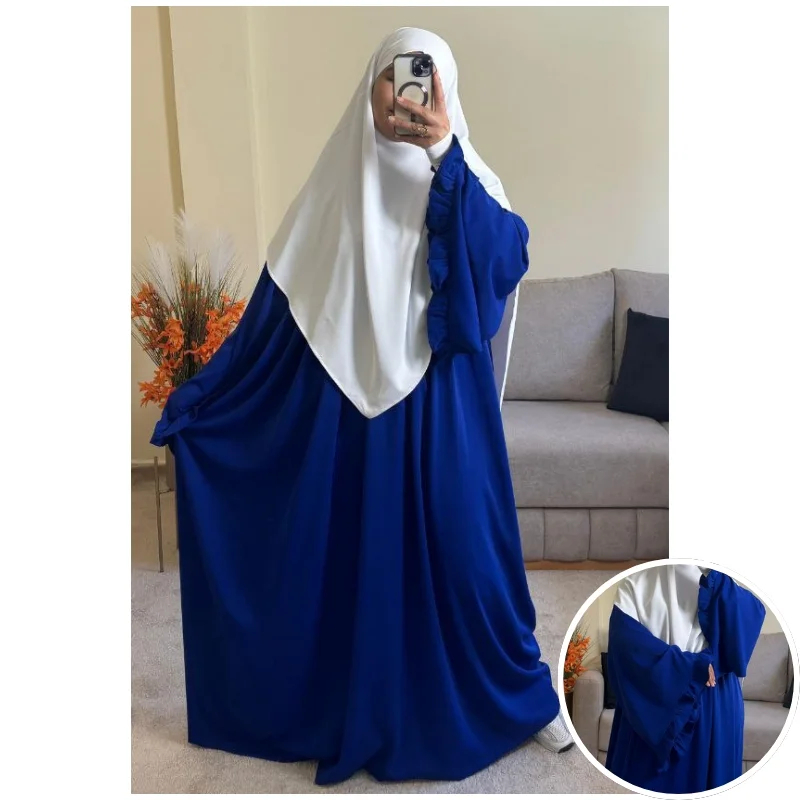 فستان فلة بثوب الكريب الممتاز