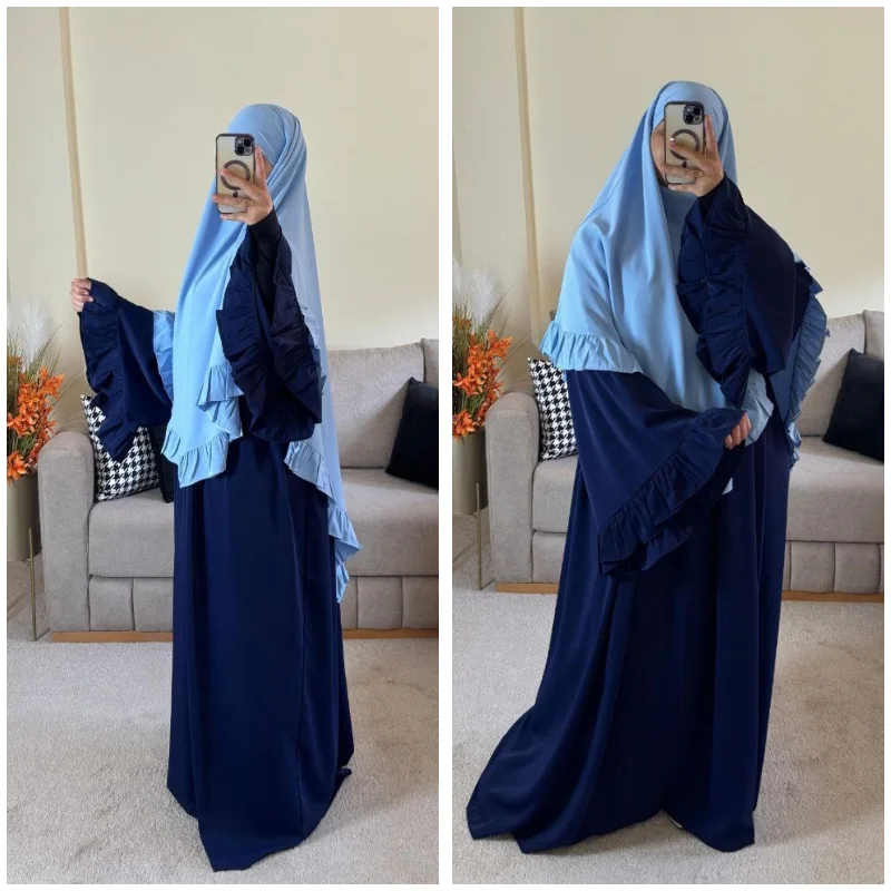 حجاب فرفار بثوب الكريب الممتاز