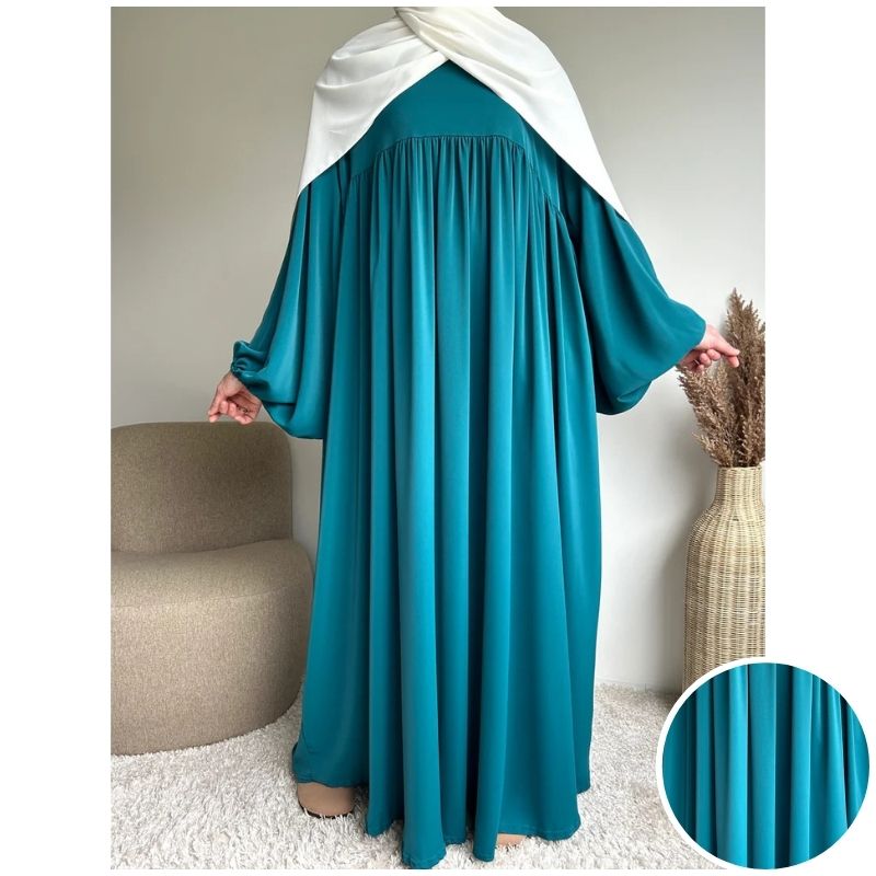 عبائة سترة المصنوع من ثوب الكريب الممتاز ناعم الملمس