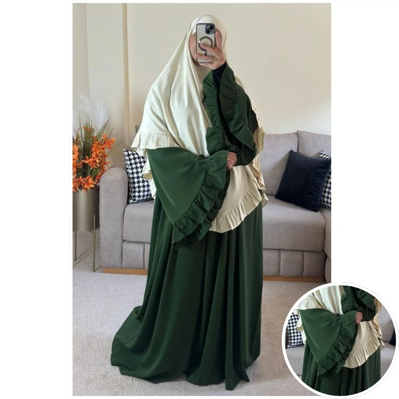 فستان فلة بثوب الكريب الممتاز