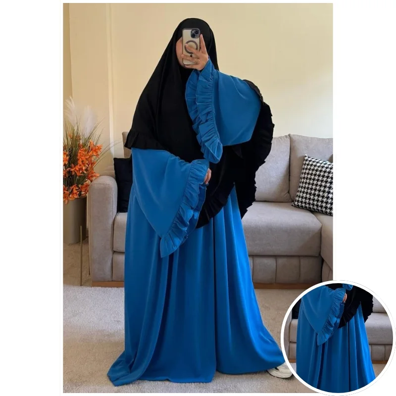 فستان فلة بثوب الكريب الممتاز