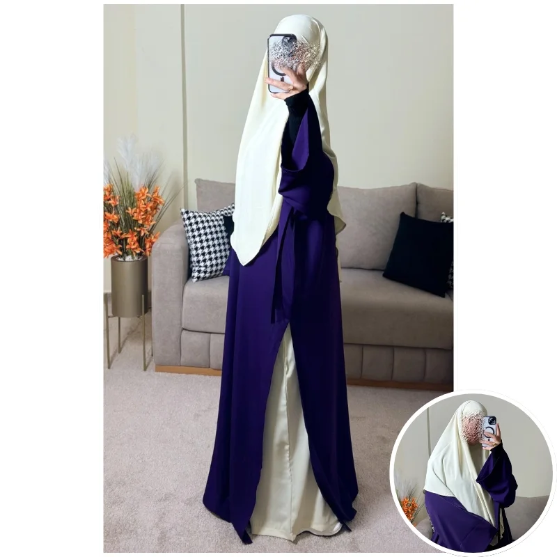 طقم عفة بثوب الكريب الممتاز