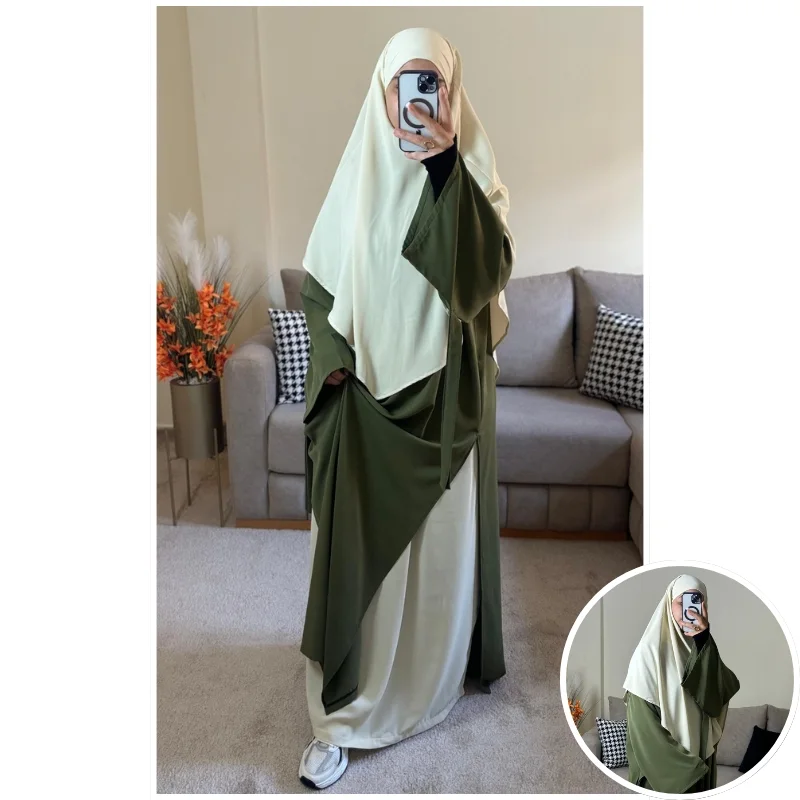 طقم عفة بثوب الكريب الممتاز