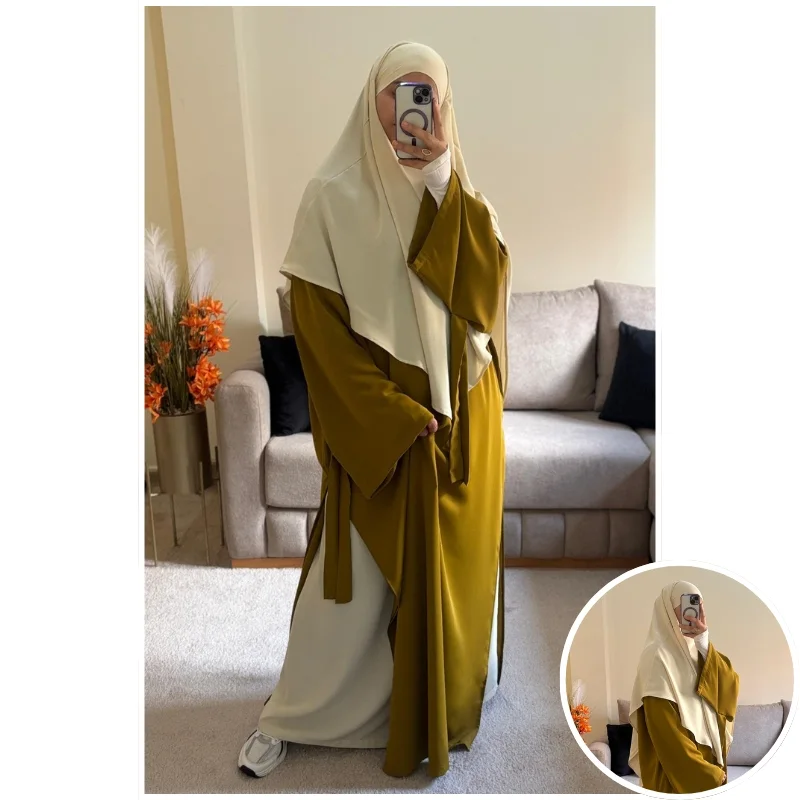 طقم عفة بثوب الكريب الممتاز