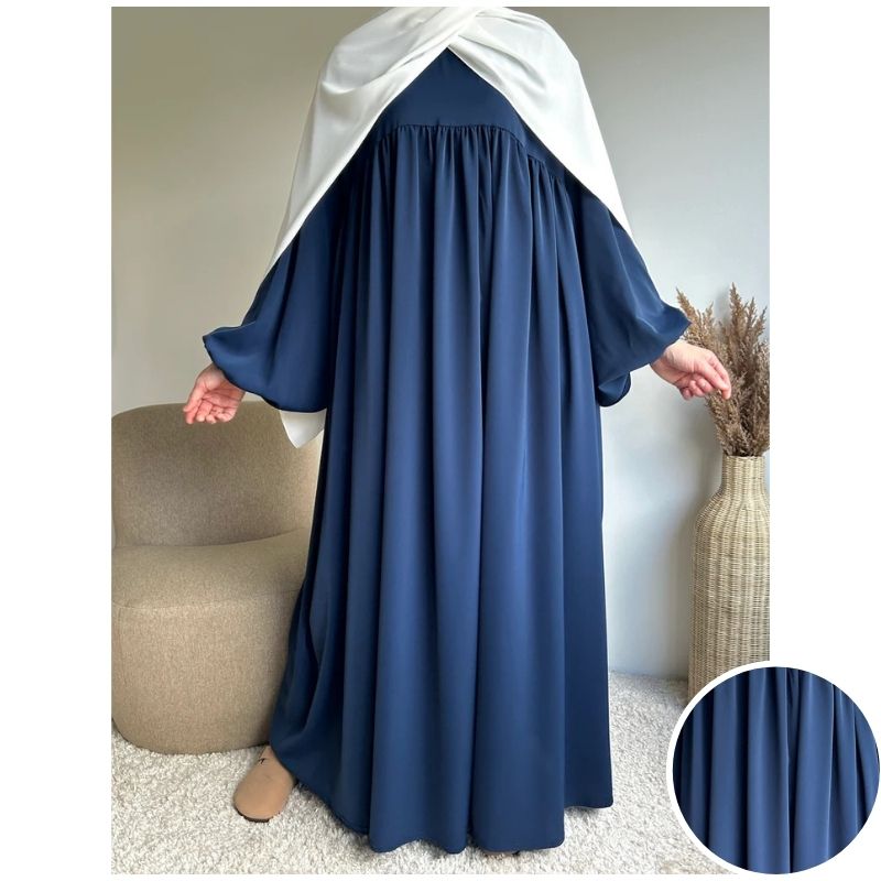 عبائة سترة المصنوع من ثوب الكريب الممتاز ناعم الملمس