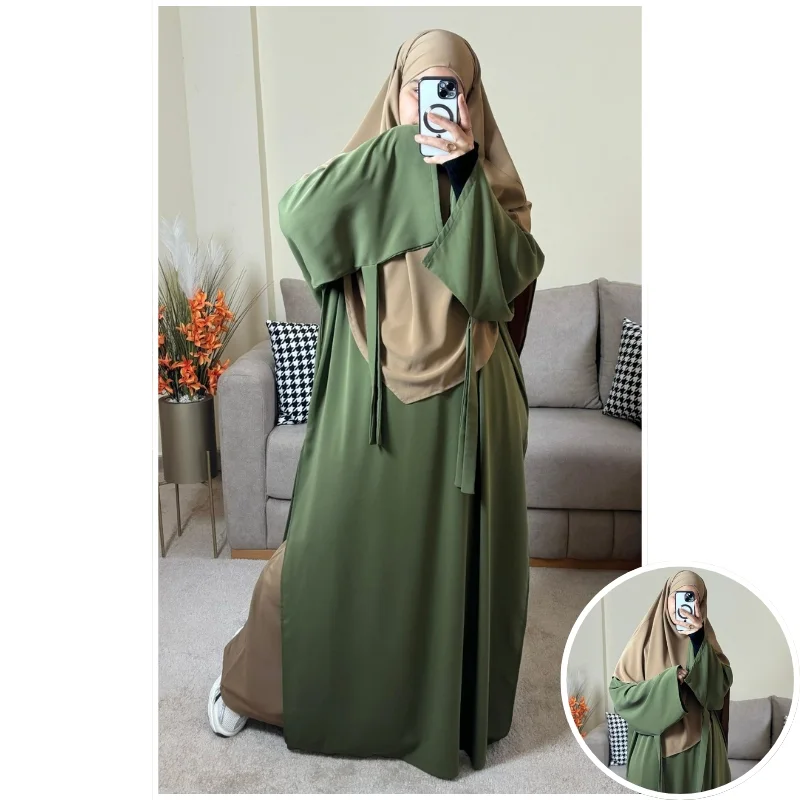 طقم عفة بثوب الكريب الممتاز