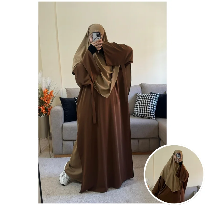 طقم عفة بثوب الكريب الممتاز