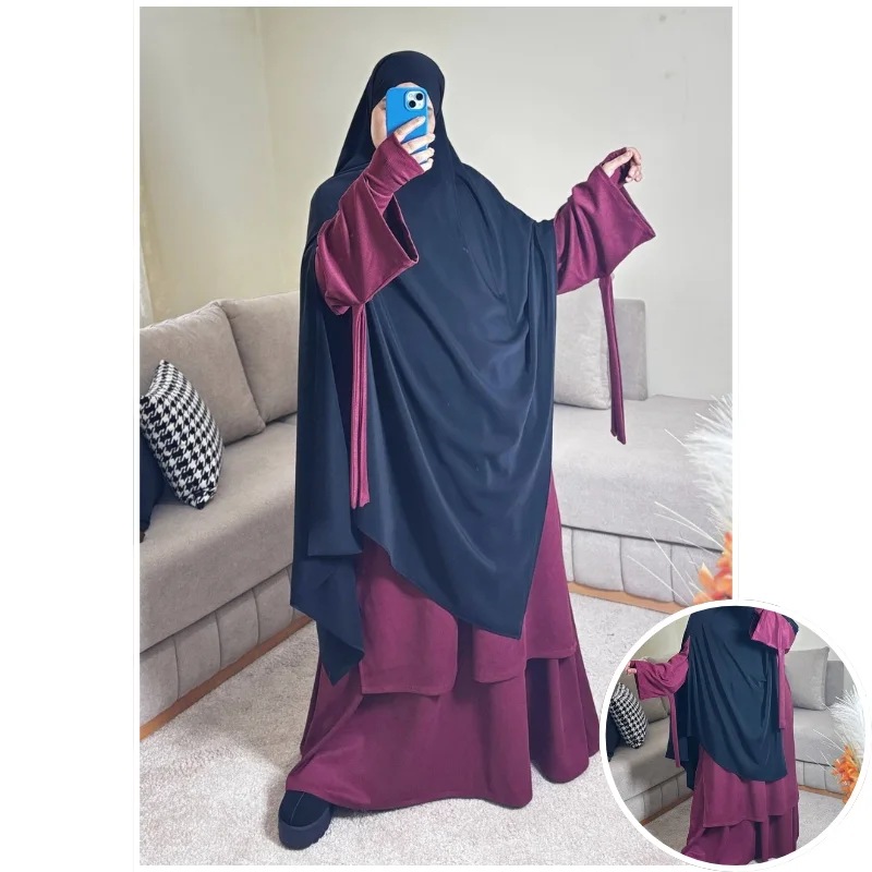 كرونة\حجاب عفة أسود