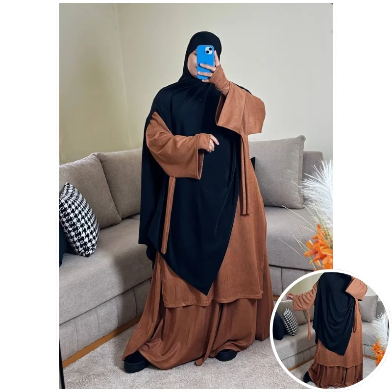 كراميل\حجاب عفة أسود