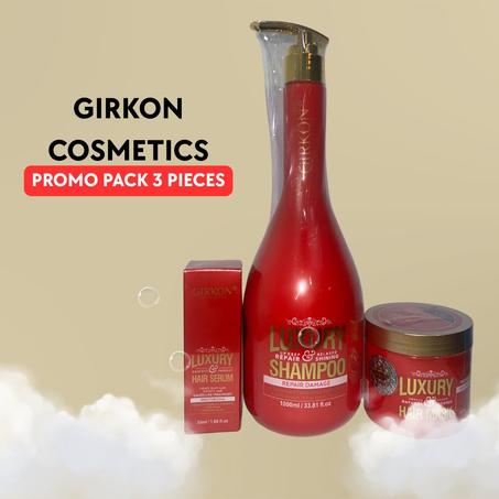 💎 Pack Soin Complet – Girkon Cosmetics (3 Pièces – 1000 ml)