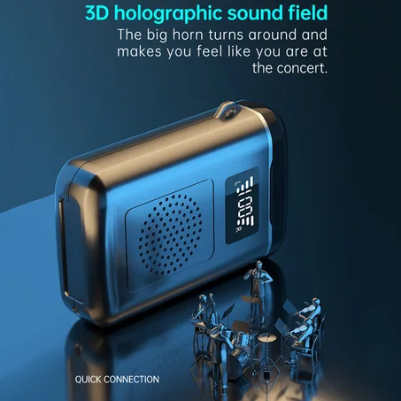 ايربودز مزودة بسبيكر 4 في 1