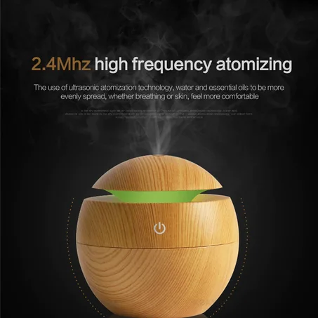 فواحة خشبية مضيئة