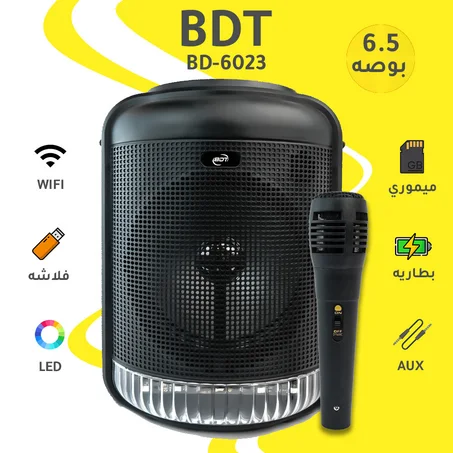 صب سبيكر و مايكروفون BD-6023