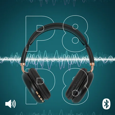 سماعة P8 أسود