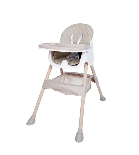 CHAISE HAUTE PRESTIGE REGLABLE BEIGE – MON BÉBÉ