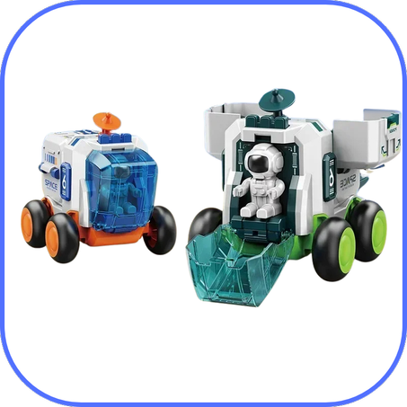 لعبة للأطفال على شكل سيارات أو كنموذج لمركبة فضائية