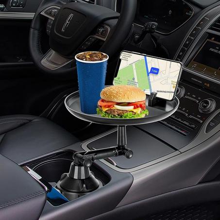 Supports voiture,Plateau alimentaire réglable pour la voiture
