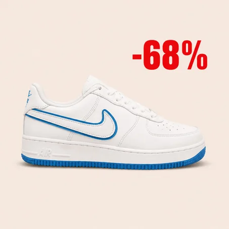 Air Force basket white & bleu ciel