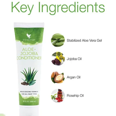 بلسم ألوي جوجوبا ترطيب عميق وتنعيم فائق للشعر بخلاصة الألوفيرا وزيت الجوجوبا الطبيعي