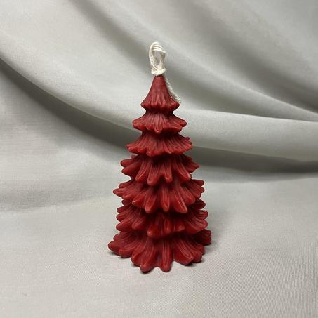Bougie Sapin Rouge